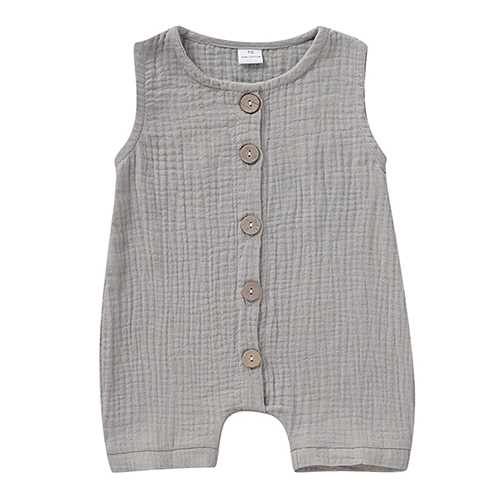 Infant Newborn Baby Boys Girls Cotton Linen Romper