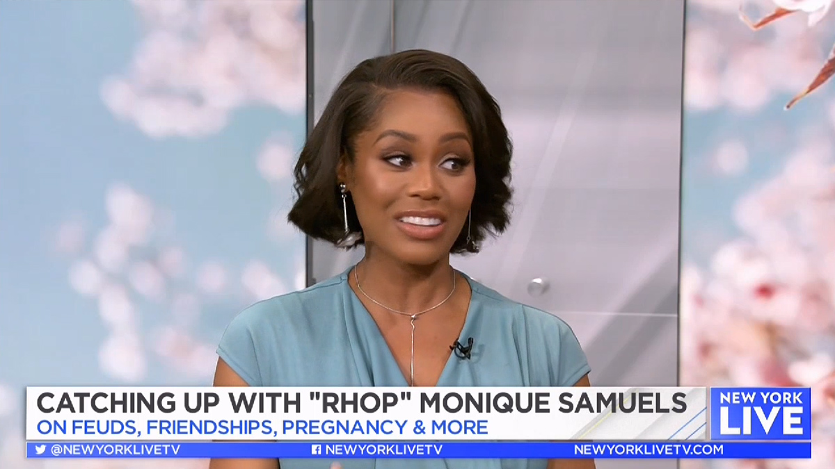 New York Live Monique Samuels Dishes on 'RHOP' Not For Lazy Moms